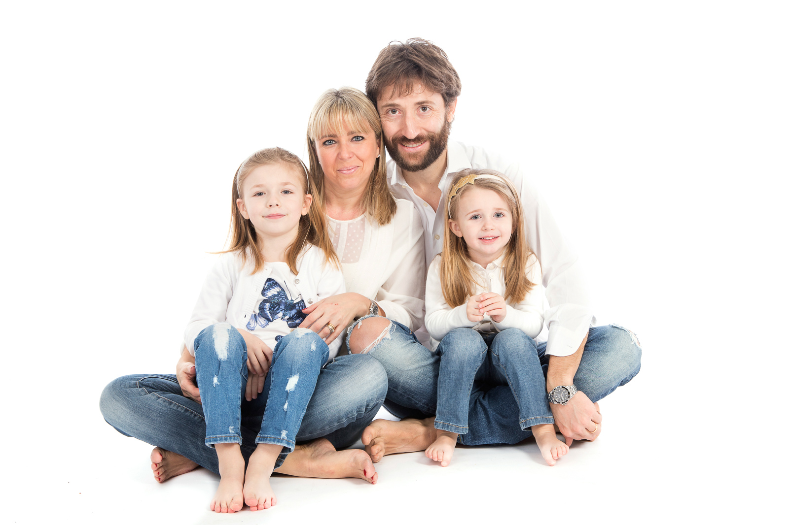 foto in studio famiglia